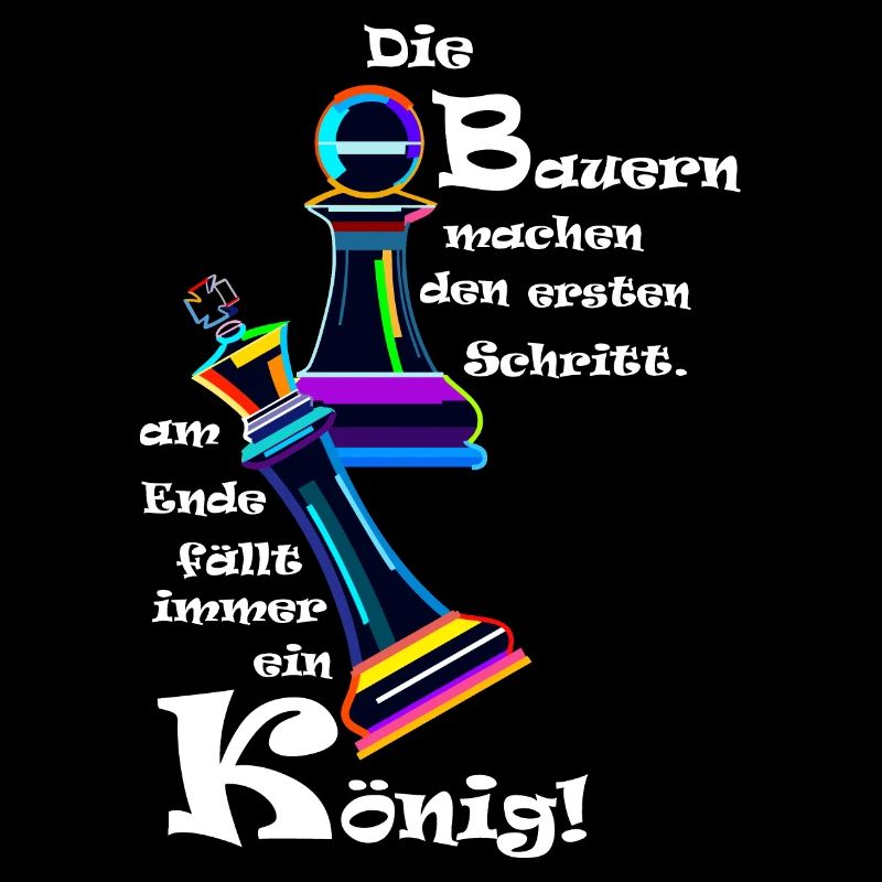 Schach Bauer König