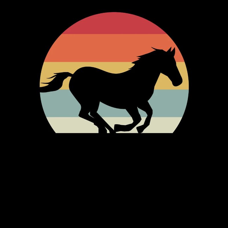 Cavalier de chevaux vintage