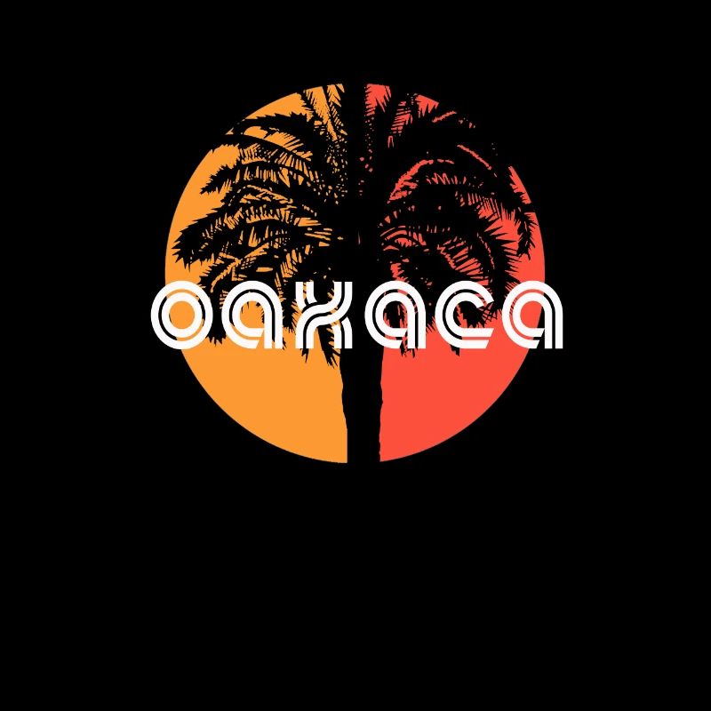 Oaxaca Mexico Artistic Vacation Souvenir Palm Tree