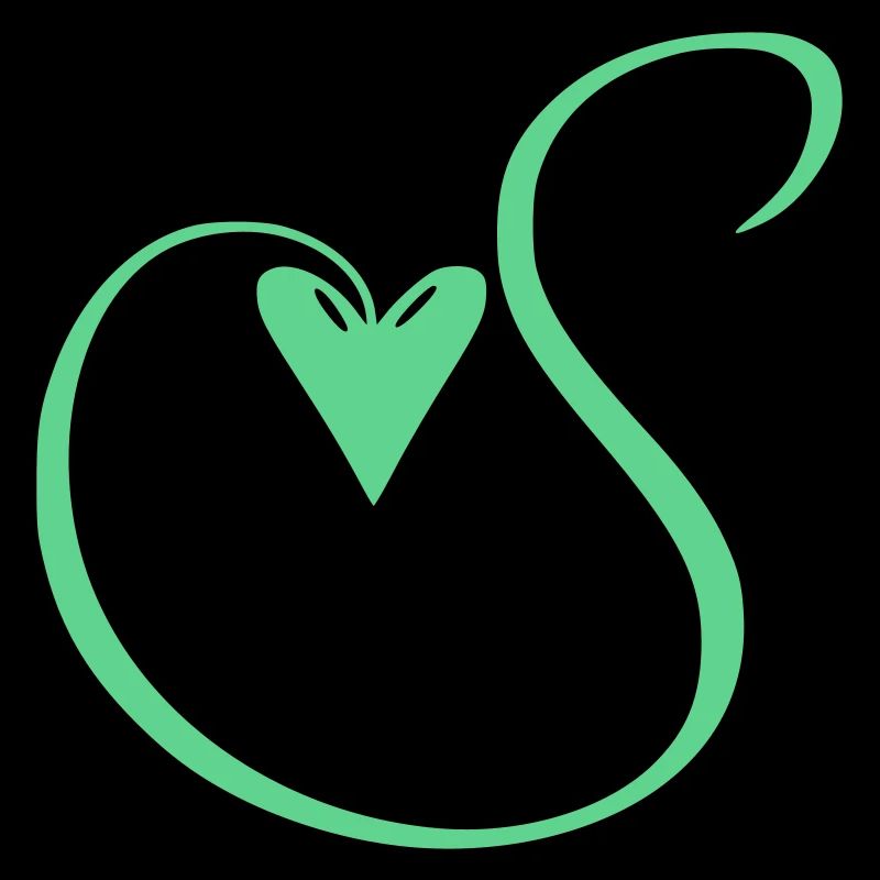 Monogramme S Cœur Vigne