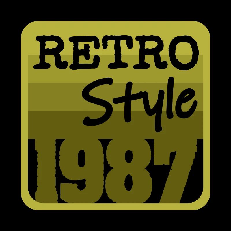 Style rétro 1987