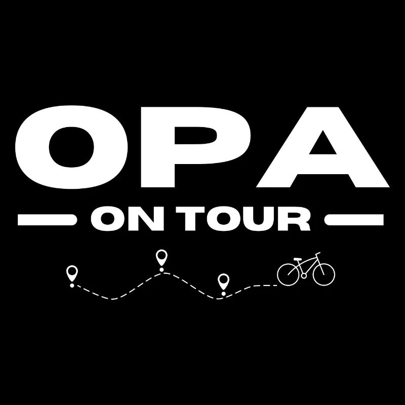 Opa on Tour! Rente Ruhestand Geschenk