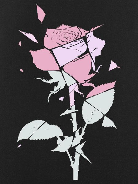 Pastel Rose Fragments