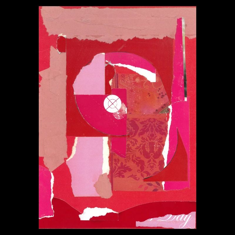 Rote Collage