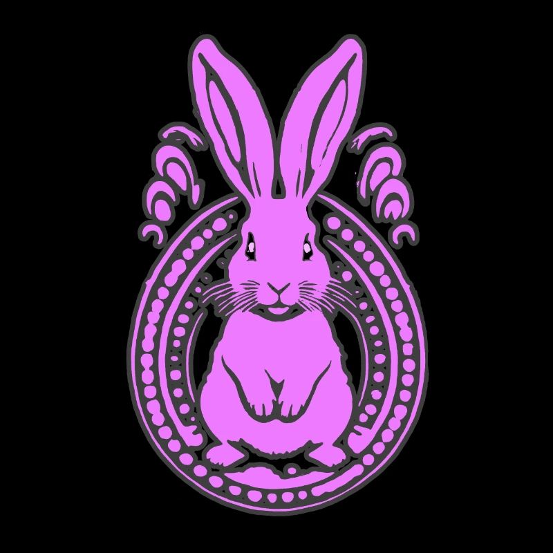 pink Easter Bunny classic romantic