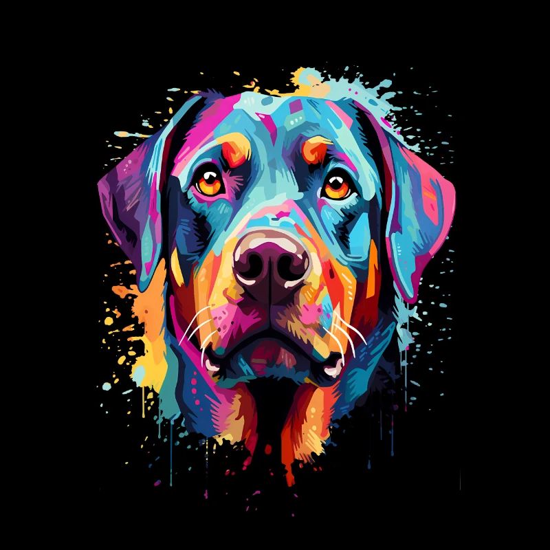 Rottweiler coloré