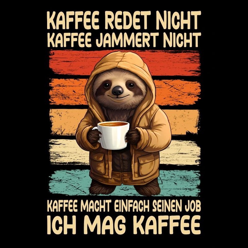 Coffee Don't Talk Coffee Don't Whine Sloth