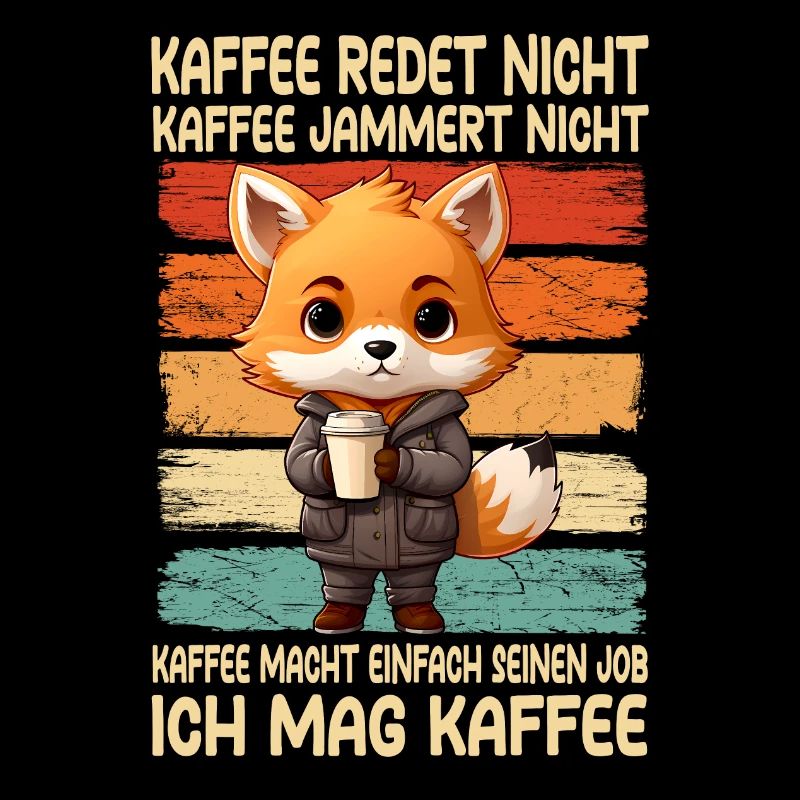 Coffee Don't Talk Coffee Doesn't Whine Fox
