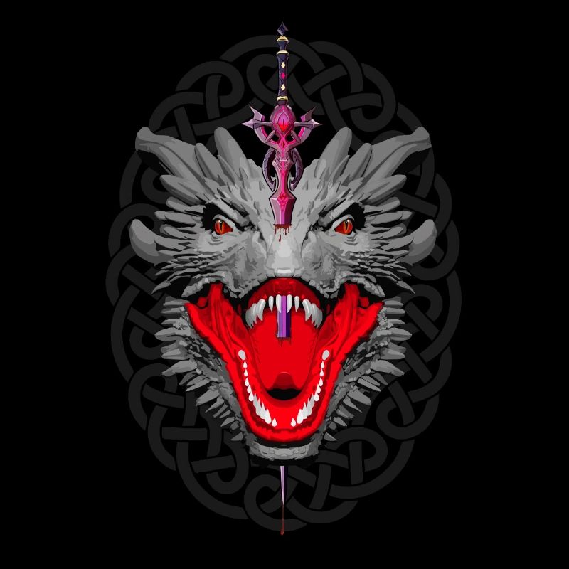 Dragon à l’épée pourpre