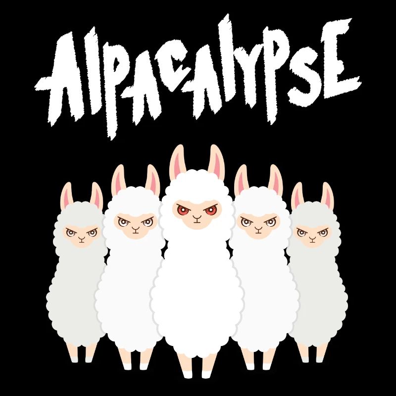 Alpacalypse Alpaca Llama Halloween