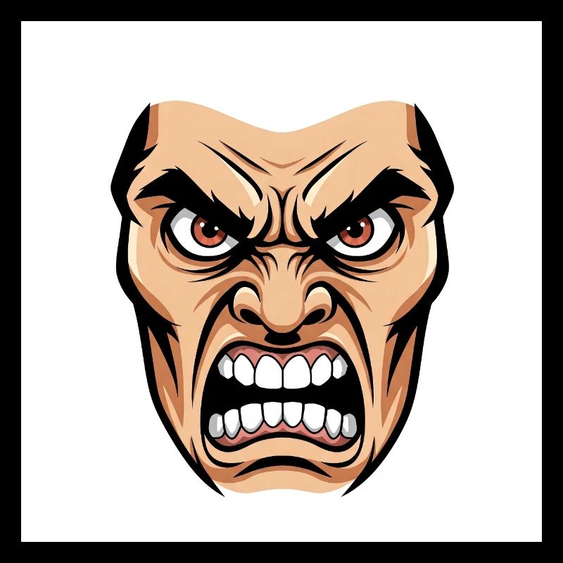 Die Essenz des Zorns: Eine explosive Grafik