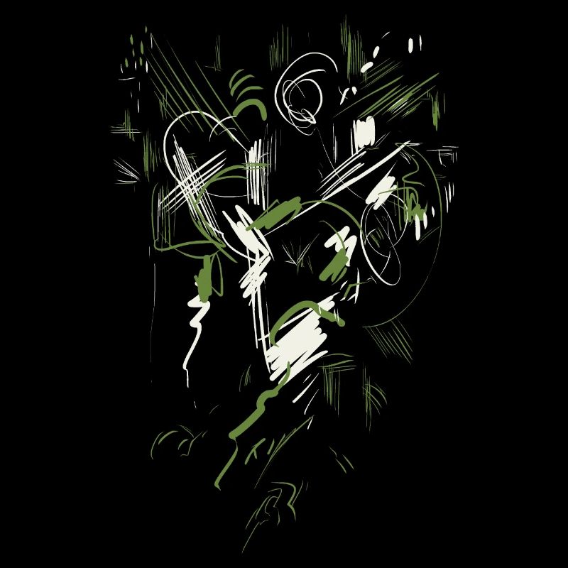 Abstrait vert blanc
