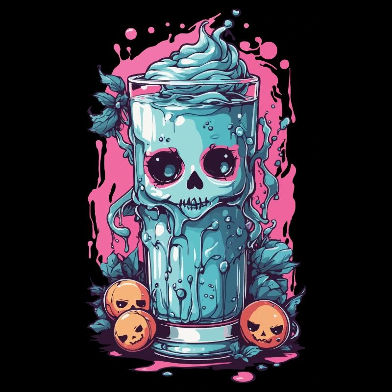 Occulte Goth Kawaii Toxic Milkshake Design