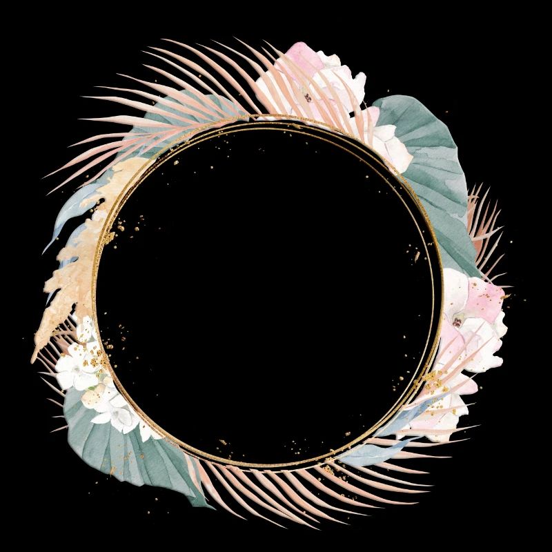 Pampas grass wreath customizable