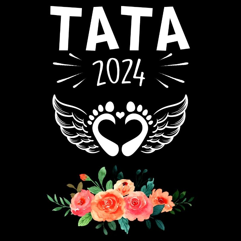 Tata 2024 Annonce Naissance Bébé Fleurs
