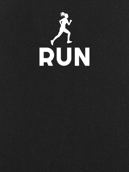Runner Silhouette with RUN