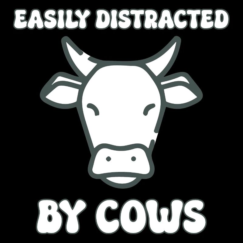 Easily distracted by cows
