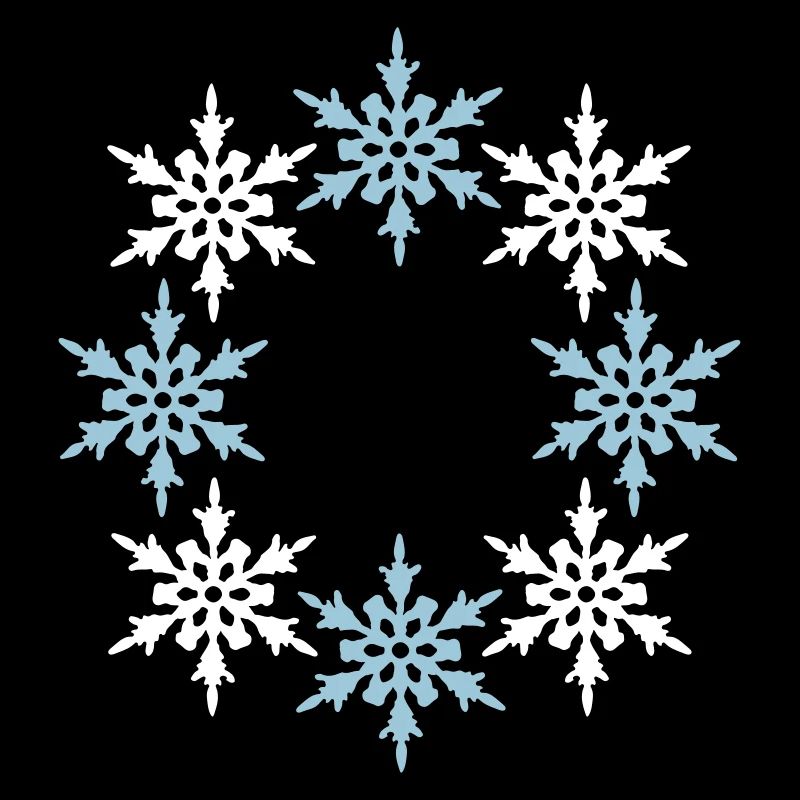 cercle de l'anneau d'hiver conception de modèle rond cool froid sc