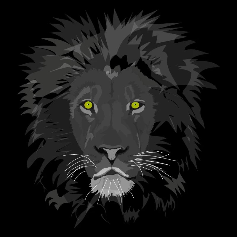 Lion in white