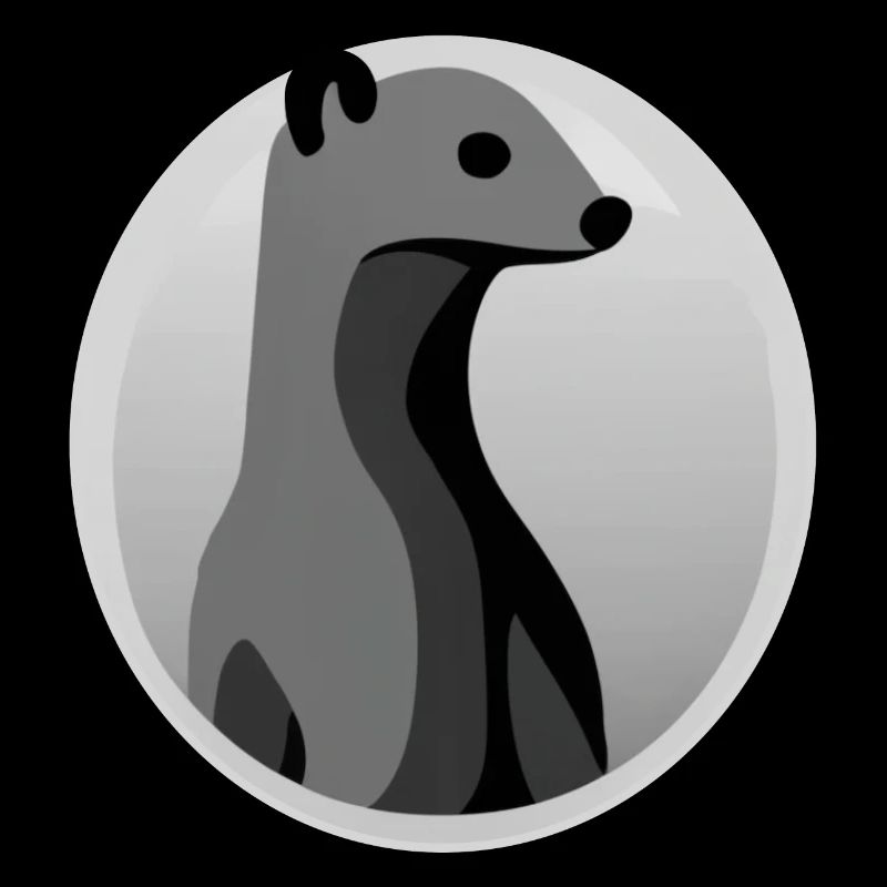 BEAUTIFUL STYLIZED MEERKAT