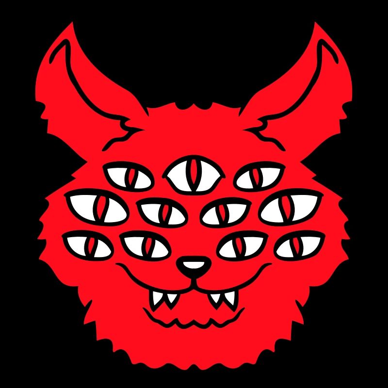 Cat Demon Many Eyes Devil Hell Evil Monster