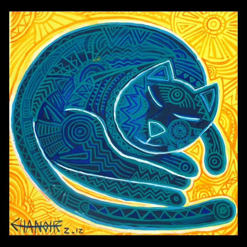 chat bleu 2