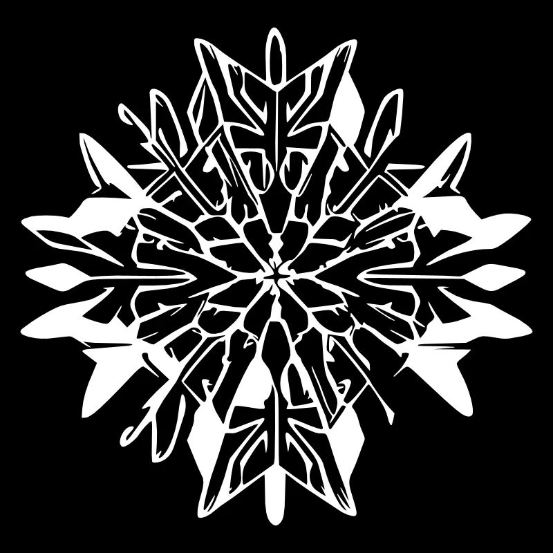 Snowflake Snow Winter Christmas Vector 14