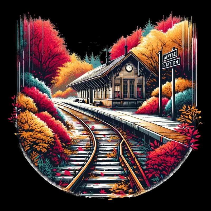 Die verlassene Herbststation