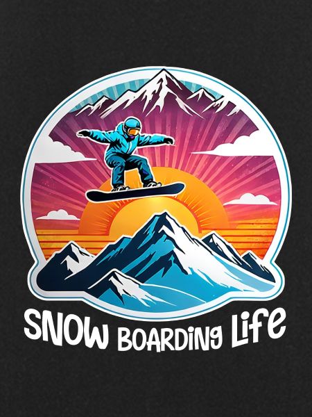 Snowboarding, snow and skiing