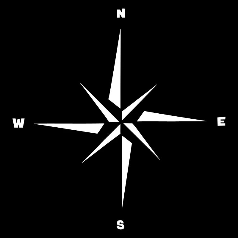 Nautical star cardinal points. Nautical.