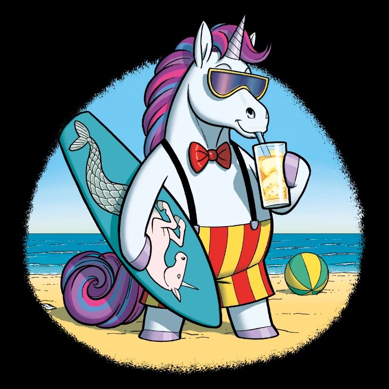 Unicorn Surfer