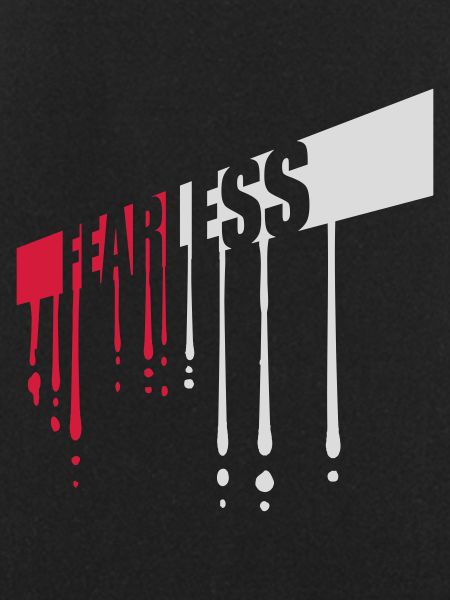 fearless Text Quote Design