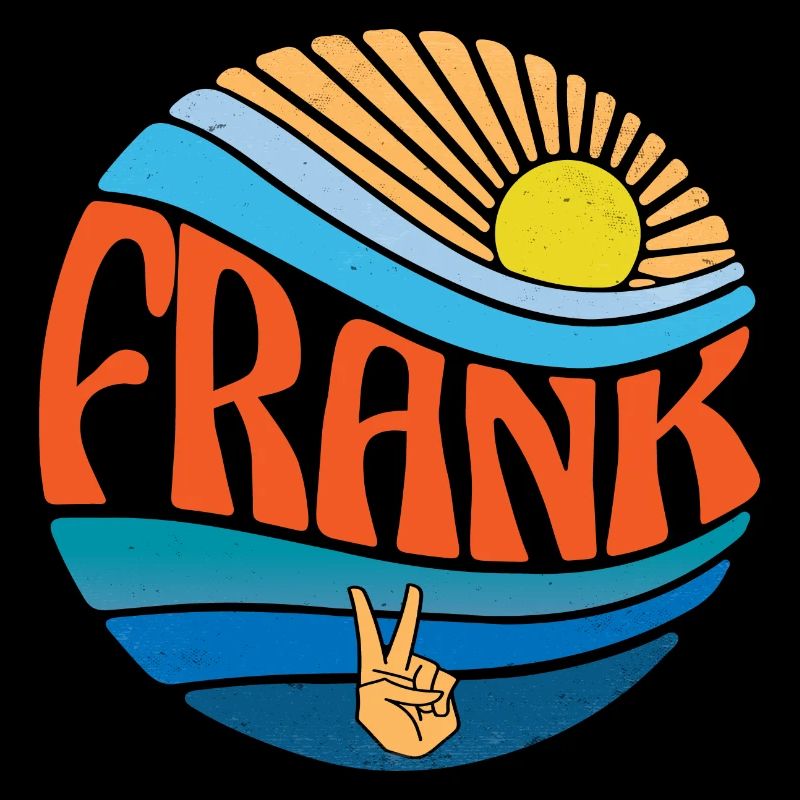 Frank Hemd Vintage Sunset Frank Groovy Tie Dye
