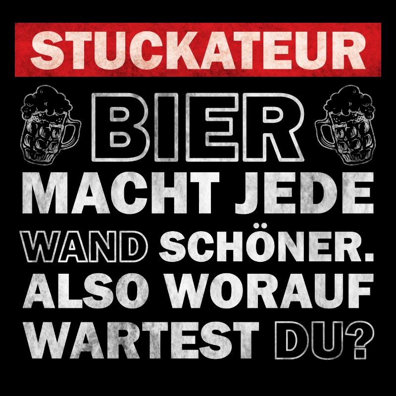 Plâtrier - La bière rend chaque mur plus beau