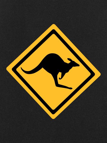 Australian Kangaroo Sign
