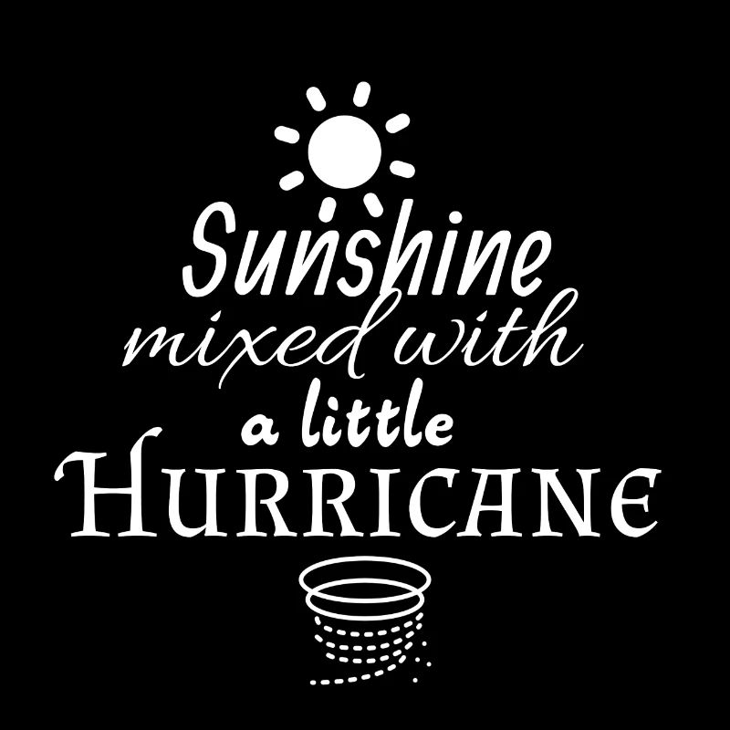 Soleil mélangé avec un peu de l'ouragan
