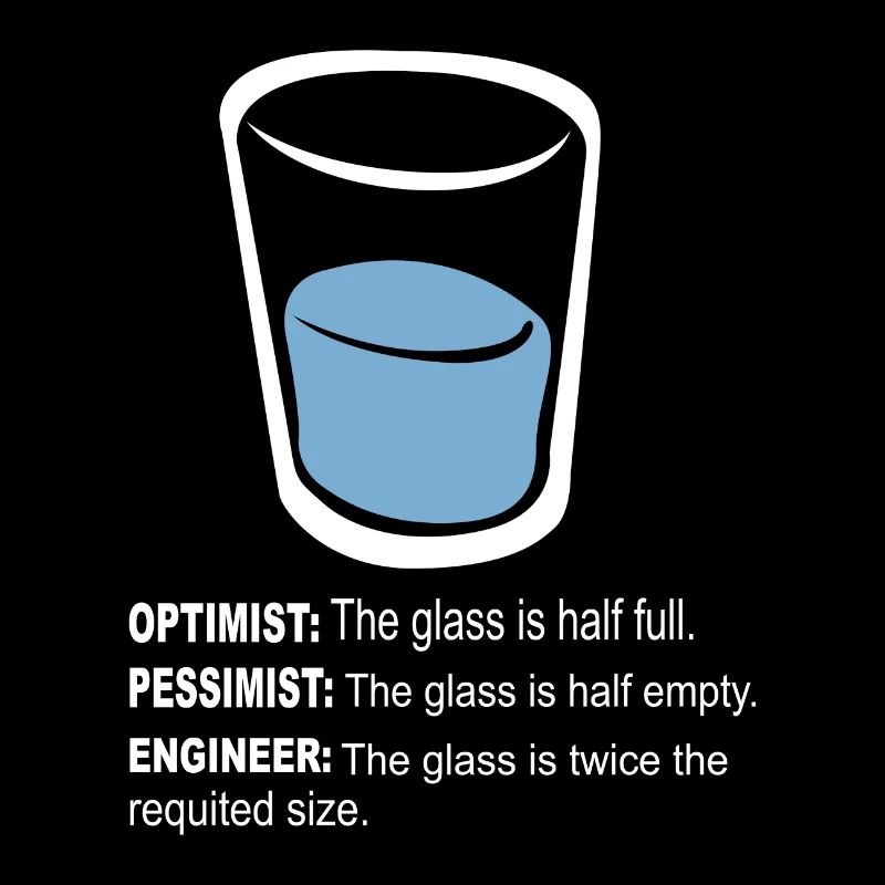 Optimist pessimist engineer