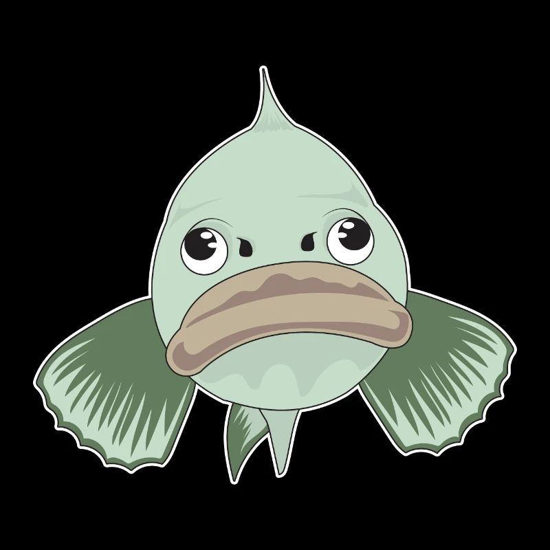 Grumpy Fish Emotion Aquarium Idée cadeau drôle
