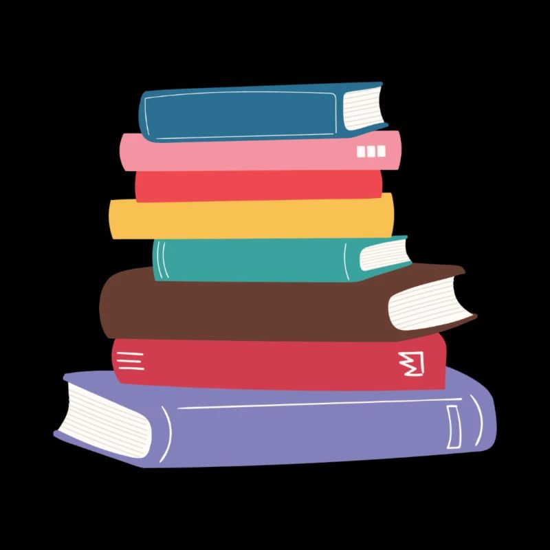 Bücher, ein Buch. Bunte Bücher, Wissen