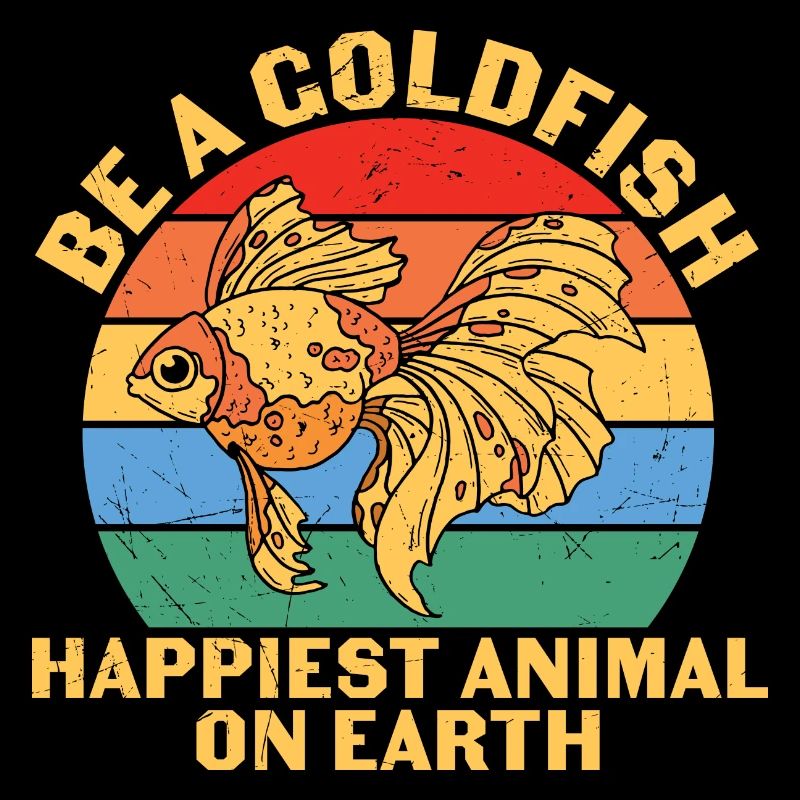 Sei ein Goldfisch glücklichstes Tier