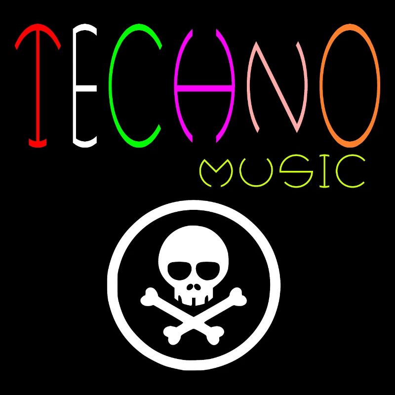 techno music logo