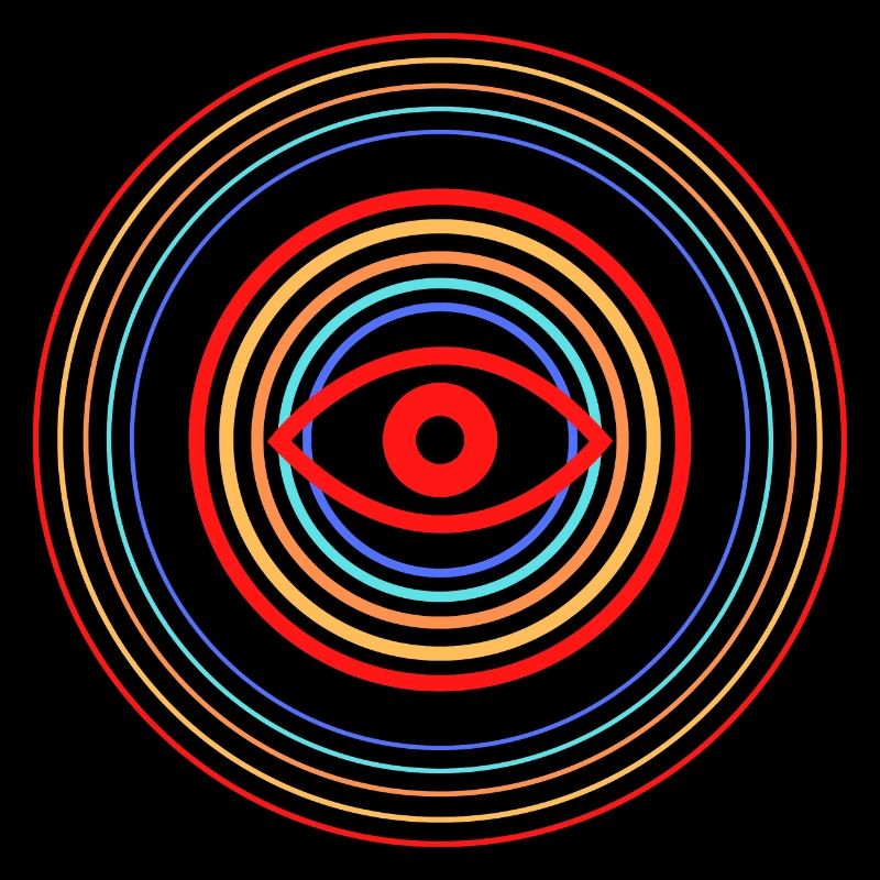 Red Eye in Circles