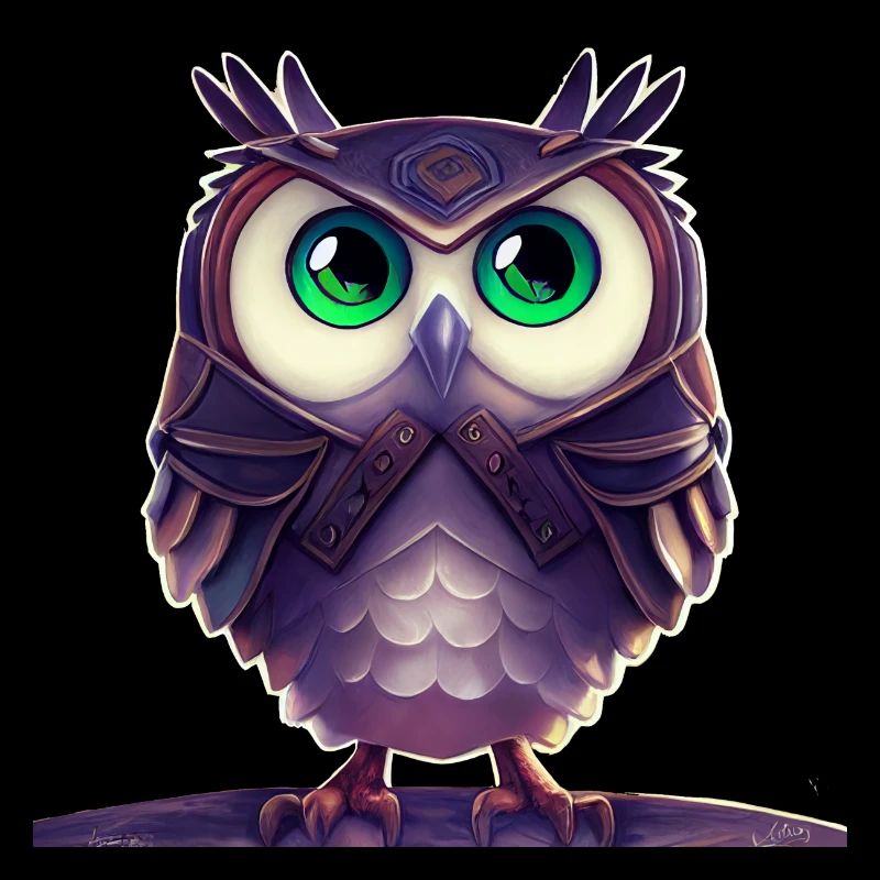 Owl with armor