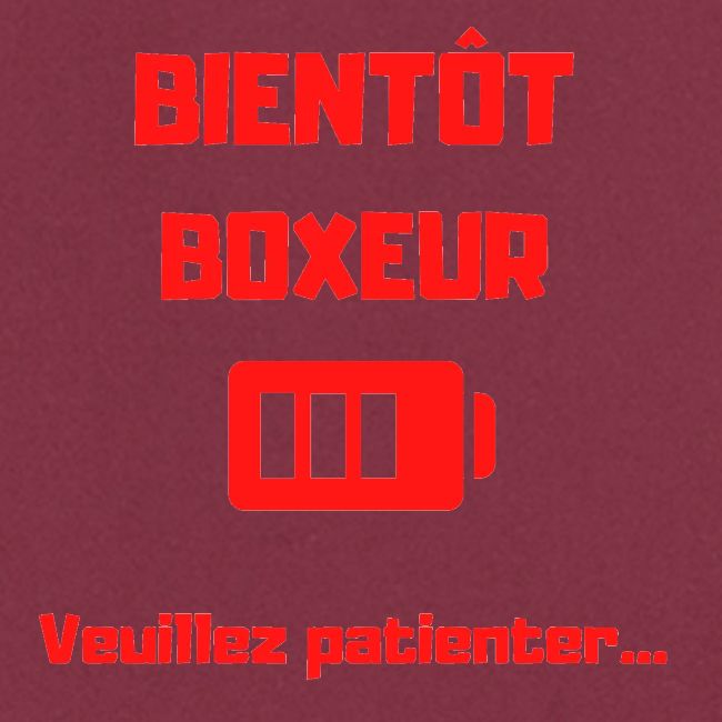 BIENTOT BOXEUR ROUGE