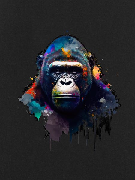 Abstract Gorilla n°2