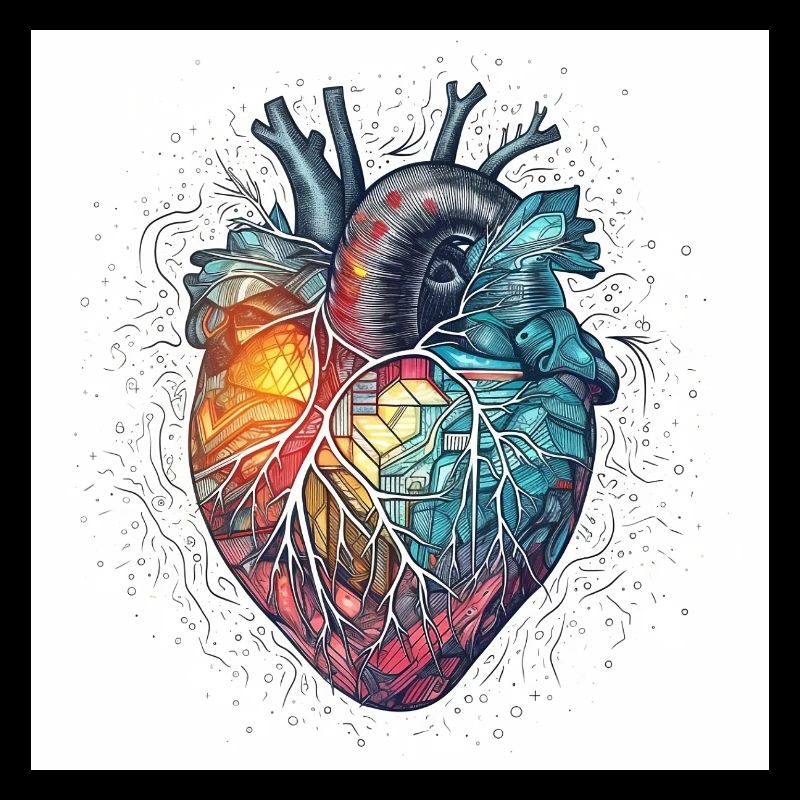 Creative heart for valetnine day