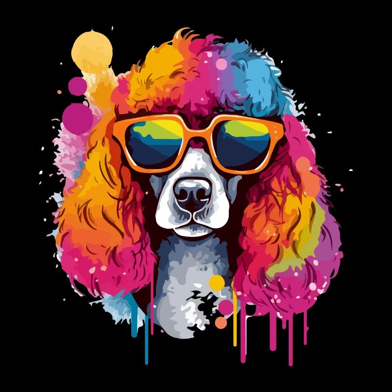Milo le cocker à lunettes