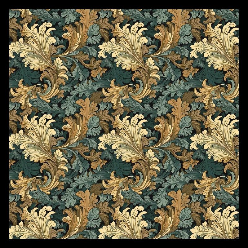 Leaves Seamless Pattern Leaf Foliage Nature Print