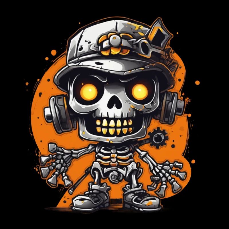 Cooles Chibi-Skelett