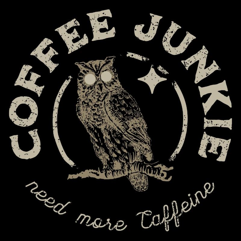 Coffee Junkie Eule